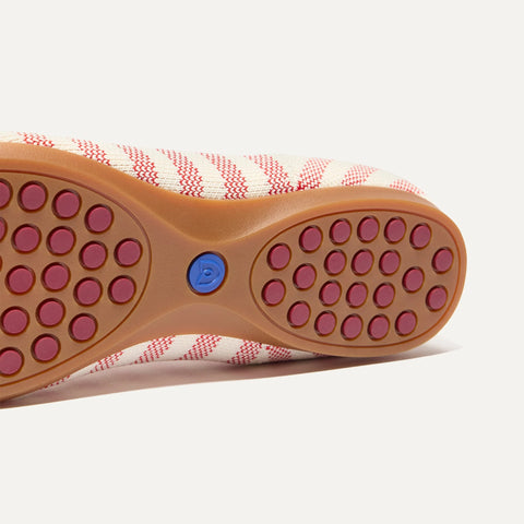 The Daily Flat - Coral Cabana Stripe