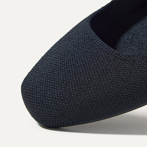 The Max Square Mary Jane - Black