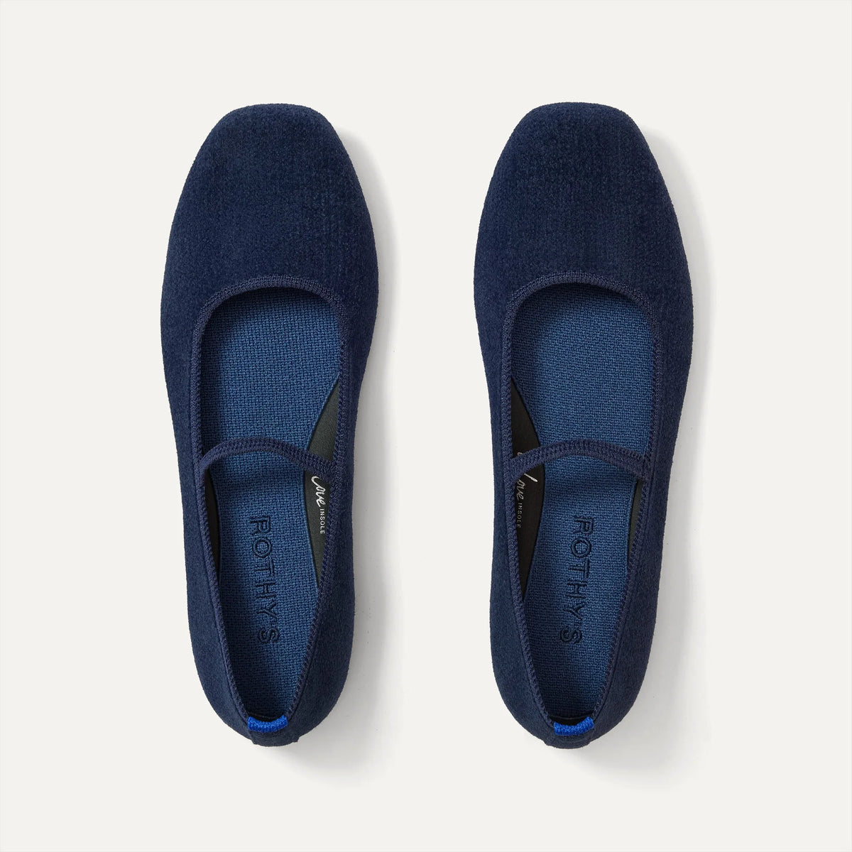 The Max Square Mary Jane - ReVelvet™ Navy