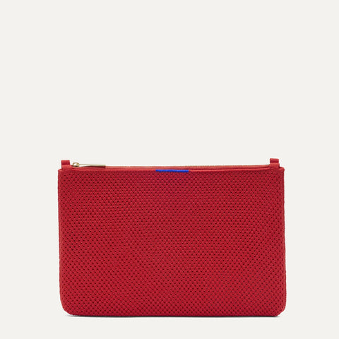 The Convertible Clutch - Scarlet Open-Knit